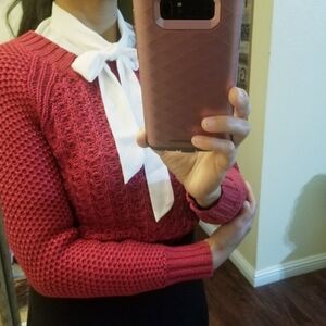 Cute knitted sweater